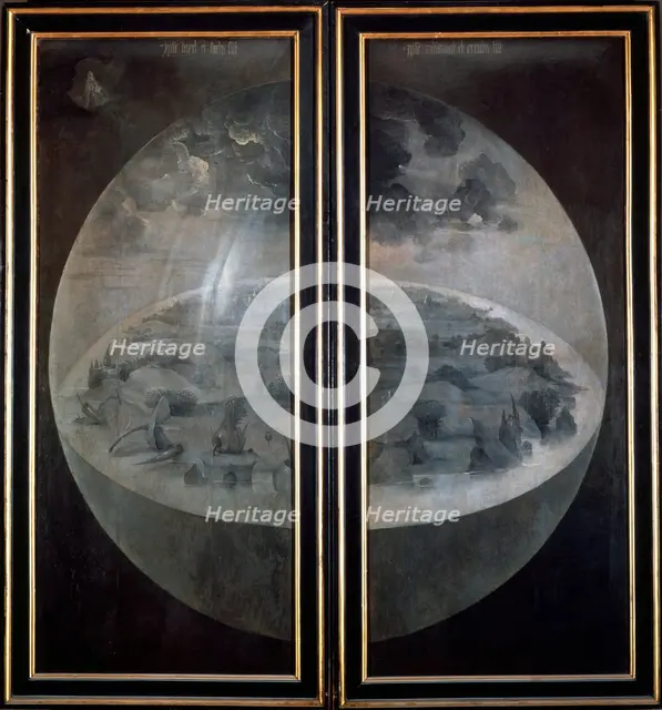 'The Creation of the World', closed doors of the triptych 'The Garden of Earthly Delights', c1500. Artist: Hieronymus Bosch