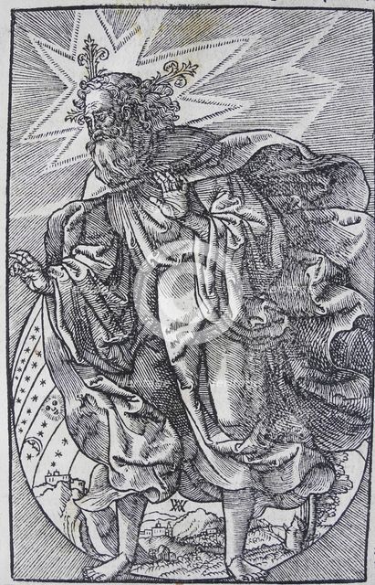 The Creation of the World, from the "Worms Bible", 1529. Creator: Woensam, Anton (of Worms) (1492/1500-1541).