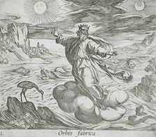 The Creation of the World, published 1606. Creators: Antonio Tempesta, Wilhelm Janson