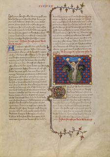 The Creation of the Sun and the Moon, about 1360-1370. Creator: Master of Jean de Mandeville