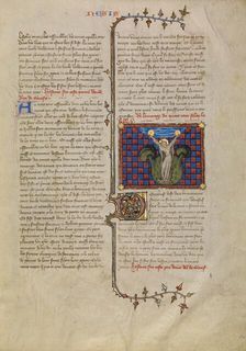 The Creation of the Sun and the Moon, about 1360-1370. Creator: Master of Jean de Mandeville