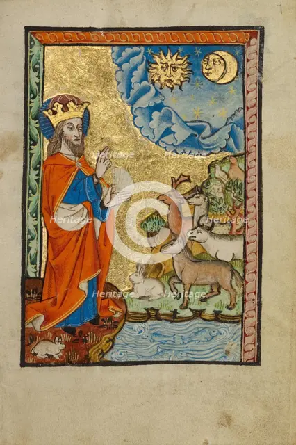 The Creation, about 1480-1490. Creator: Unknown.