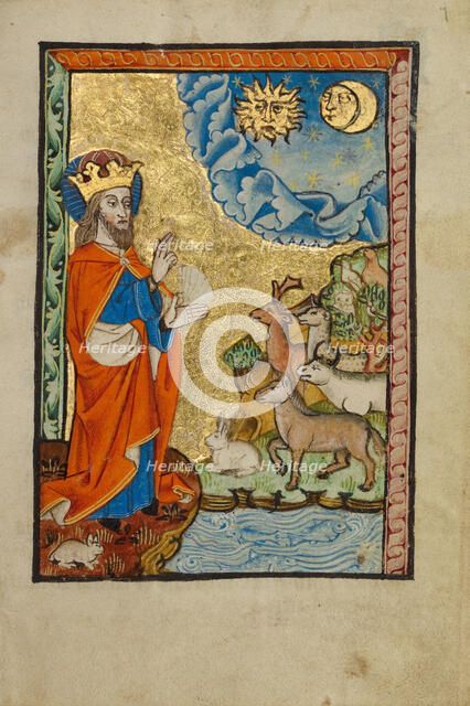 The Creation, about 1480-1490. Creator: Unknown.