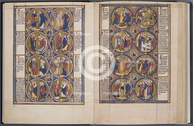 The Creation. Bible moralisée (Codex Vindobonensis 2554), ca 1250. Artist: Anonymous  