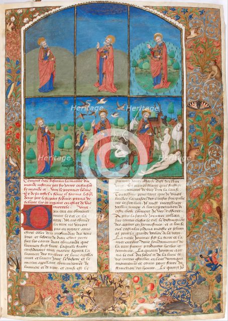 The Creation (From: L'Antiquité Judaïque by Flavius Josephus). Artist: Anonymous 