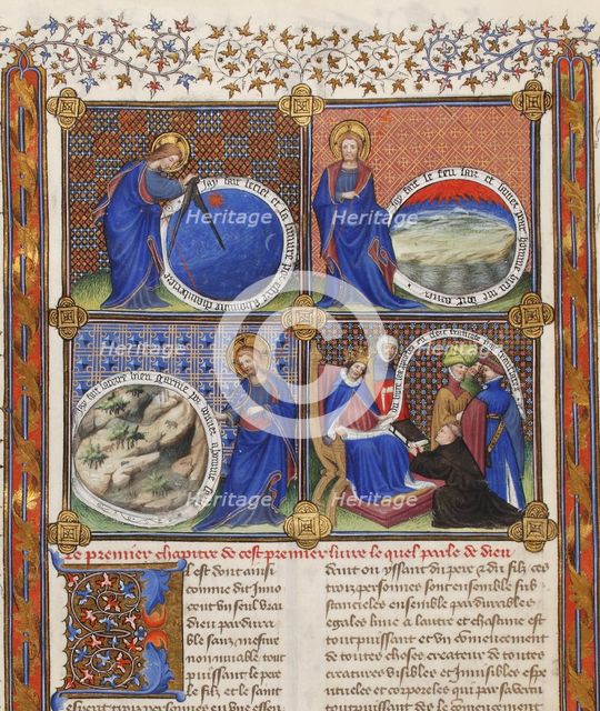 The Creation (From: Livre des propiétés des choses by Barthélémy l'Anglais). Artist: Anonymous 
