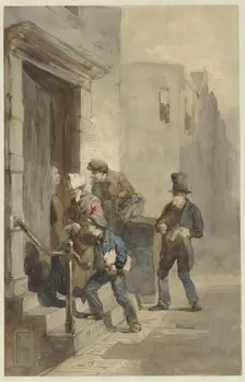 The Creditors, c.1855-1856. Creator: Matthijs Maris