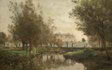 The Creek, 1863. Creator: Charles Francois Daubigny