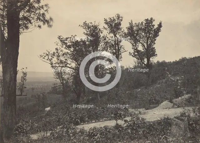 The Crest of Mission Ridge, 1860s. Creator: George N. Barnard.