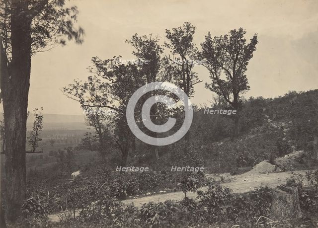 The Crest of Mission Ridge, 1860s. Creator: George N. Barnard.