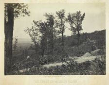 The Crest of Mission Ridge, 1864/66. Creator: George N. Barnard