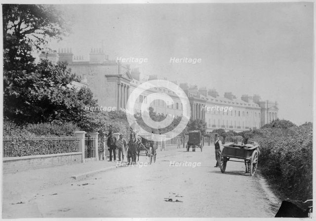 The Crescent, 7-24 Crescent Road, Anglesey, Gosport, Hampshire, c1870. Creator: Unknown.