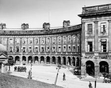The Crescent, Buxton, Derbyshire, July 1915. Creator: S Baddley