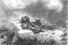 The Crew of the Hansa on an Ice-Floe; German Artic Voyages 1875. Creator: Unknown