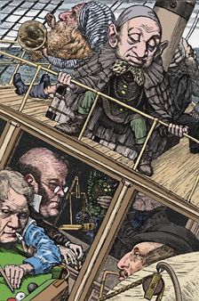 The Crew Was Complete. From The Hunting of the Snark (Lewis Carroll) 1874-1876, (1923). Artist: Henry Holiday