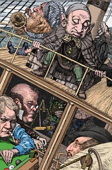 The Crew Was Complete. From The Hunting of the Snark (Lewis Carroll) 1874-1876, (1923). Artist: Henry Holiday