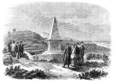 The Crimea Revisited: monument at the Salient of the Redan, 1869. Creator: Unknown