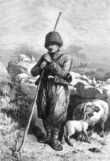 The Crimea Revisited: the Tartar Shepherd, 1869. Creator: Unknown