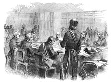 The Crimean Inquiry - Examination of the Earl of Lucan, 1856. Creator: Unknown