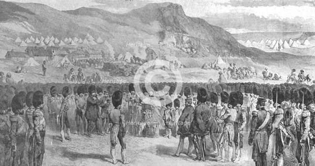 'The Crimean War, 1854-56: Divine Service...before the Battle of Balaclava', (1901).  Creator: Unknown.