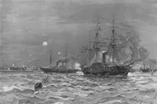 The Crimean War, 1854-56, The Bombardment of Sveaborg by the Baltic Fleet (1901). Creator: Stuff