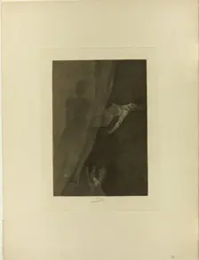 The Crimson Curtain, n.d. Creator: Félicien Rops
