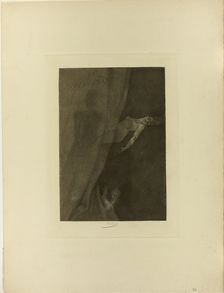 The Crimson Curtain, n.d. Creator: Félicien Rops