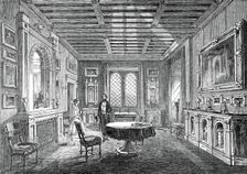 The Crimson Drawing-Room, Lansdown Tower, 1845. Creator: Unknown
