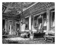The Crimson Drawing-Room, Windsor Castle, c1888