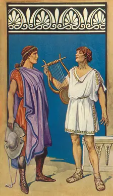 The Crinkled Chiton and the Chlamys (left); The Chiton (right) 1924. Creator: Herbert Norris