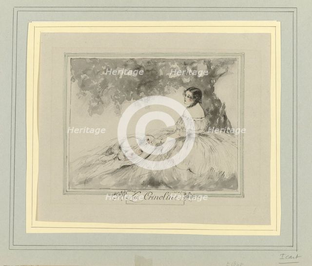 The Crinoline, c.1860. Creator: Anon.