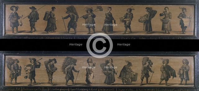 The Cries of Paris, 1633. Creator: A Doy.