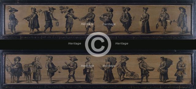 The Cries of Paris, 1634. Creator: A Doy.