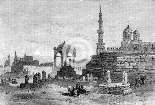 The Crisis in Egypt: Tombs of the Caliphs, Cairo, 1881. Creator: Unknown.