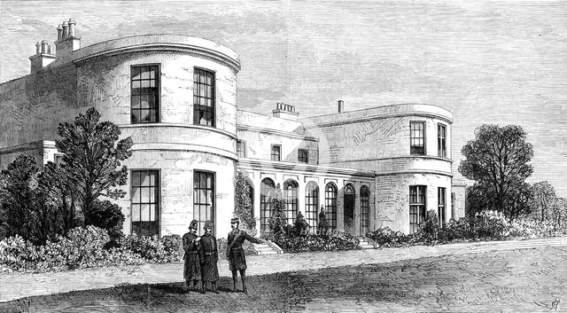 The Crisis in Ireland: residence of the Chief Secretary in Phoenix Park, Dublin, 1881. Creator: Unknown.