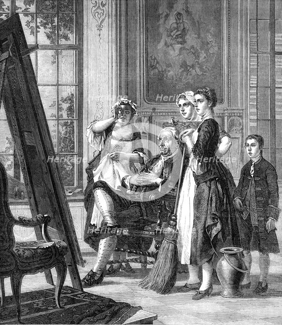 "The Critics," by Carl Hoff, 1871. Creator: Unknown.