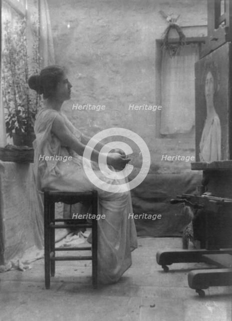 The critic, n.d.. Creator: Frances Benjamin Johnston.