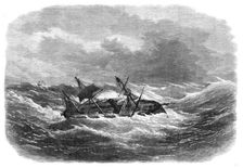 The Crocodile Indian troop-ship in a storm, 1870. Creator: Unknown