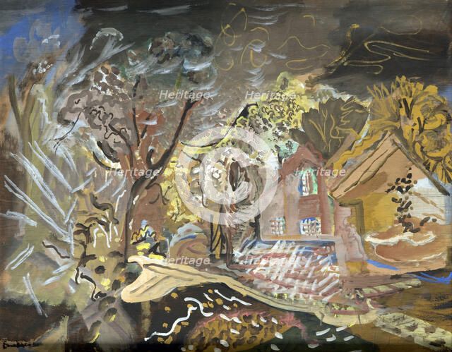 The Croft House, Bradford on Tone, Taunton, Somerset, 1946. Creator: Frances Hodgkins.