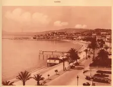 The Croisette and Mont Chevalier, Cannes 1930. Creator: Unknown