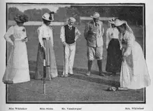 The Croquet Tournament at Southampton 1900. Artist: Stuart