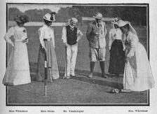 The Croquet Tournament at Southampton 1900. Artist: Stuart