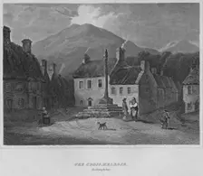 The Cross, Melrose, Roxburghshire 1814. Artist: John Greig