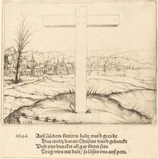 The Cross of Christ, 1548. Creator: Augustin Hirschvogel