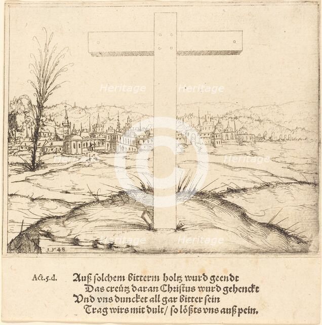The Cross of Christ, 1548. Creator: Augustin Hirschvogel.
