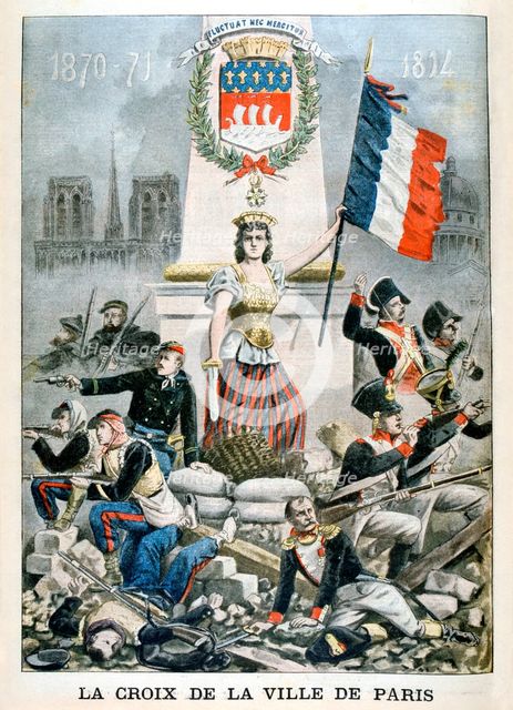 The Cross of the city of Paris, 1901. Artist: Unknown