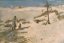 The Cross on the Dunes late 19th-early 20th century, (c1930). Creator: David Murray