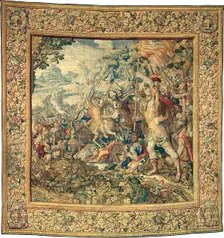The Crossing of the Granicus, from The Story of Alexander the Great, Holland, 1619. Creator: Unknown