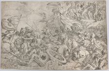The Crossing of the Red Sea, 1583., 1583. Creator: Orazio Farinati