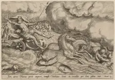 The Crossing of the Red Sea, 1585. Creator: Jan Wierix